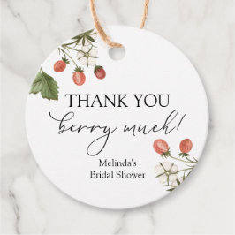Etiquetas Para Lembrancinhas Muito obrigado, Shower Favor Berry