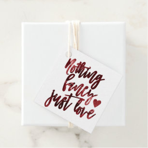Etiquetas Para Lembrancinhas Nada De Rico Apenas Amor Casamento Vermelho De C