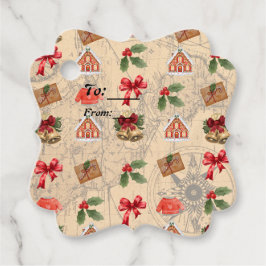 Etiquetas Para Lembrancinhas Natal clássico