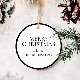 Etiquetas Para Lembrancinhas Natal Magrado e Elegante preto