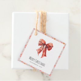 Etiquetas Para Lembrancinhas Natal Minimalista Arco Vermelho