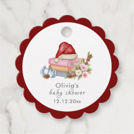 Etiquetas Para Lembrancinhas New Chapter Begins Winter Floral Baby Shower 