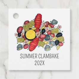Etiquetas Para Lembrancinhas New England Clambake Lobstake Boil Block Party