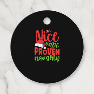 Etiquetas Para Lembrancinhas Nice Until Proven Naughty Christmas