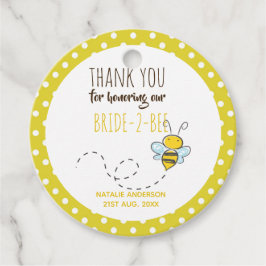 Etiquetas Para Lembrancinhas Noiva 2 Abelha Fofo Pontos Brancos Amarelos Chá de