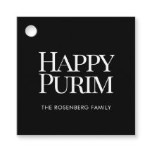 Nome de Família Clássico Feliz Purim