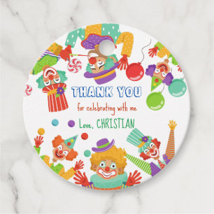 Etiquetas Para Lembrancinhas Nome personalizado da festa de aniversário de circ