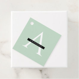 Etiquetas Para Lembrancinhas Nome Personalizado Mint Pastel Minimalista
