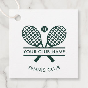 Etiquetas Para Lembrancinhas Nome Verde do Clube de País tênis