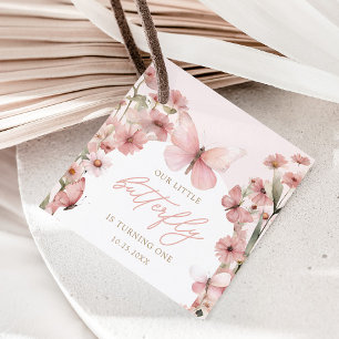 Etiquetas Para Lembrancinhas Nossa Pequena Borboleta Rosa Meninas Rosa Aniversá