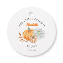 Nossa Pequena primeiro aniversario de Abóbora Caiu