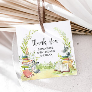 Etiquetas Para Lembrancinhas Novo Chá de fraldas de Capítulo do Storybook