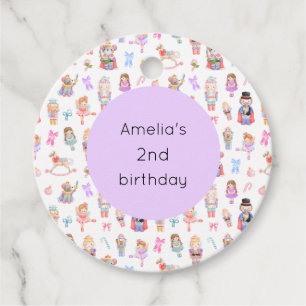 Etiquetas Para Lembrancinhas Nutcracker Birthday