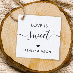 Etiquetas Para Lembrancinhas O amor do casamento é Tag doce do presente, Tag d