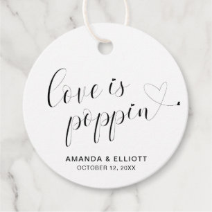 Etiquetas Para Lembrancinhas O Amor Está Estourando Coração Fofo Elegante Casam