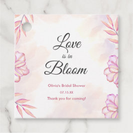 Etiquetas Para Lembrancinhas O amor está florescendo Chuveiro de noiva floral a