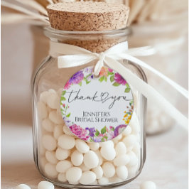 Etiquetas Para Lembrancinhas O Amor Está Florindo | Chá de Noiva em Aquarela Fl