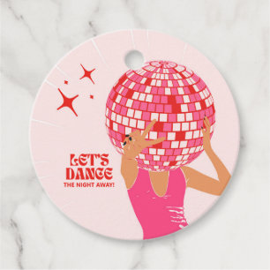 Etiquetas Para Lembrancinhas O Vamos Disco Dança A Noite