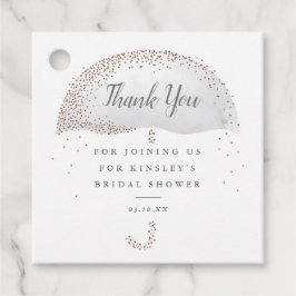 Etiquetas Para Lembrancinhas Obrigada guarda-chuva bridal shower glitter cinza