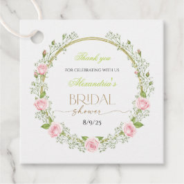 Etiquetas Para Lembrancinhas Obrigada Rosas Rosas e Respirar do Bebê