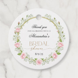 Etiquetas Para Lembrancinhas Obrigada Rosas Rosas e Respirar do Bebê