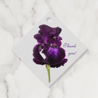 Etiquetas Para Lembrancinhas Obrigado A Favor Cartões Purple Iris