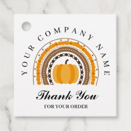 Etiquetas Para Lembrancinhas Obrigado Autumn Fall Rainbow Pumpkin Business