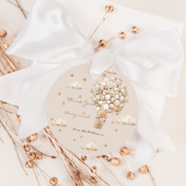 Etiquetas Para Lembrancinhas Obrigado Beary Muito Beige Beige Bear Chá de frald