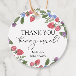 Etiquetas Para Lembrancinhas Obrigado Berry Muito Chuveiro