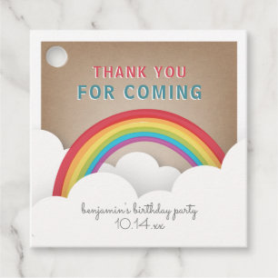 Etiquetas Para Lembrancinhas Obrigado Cardstock do aniversário de criança das