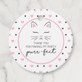 Etiquetas Para Lembrancinhas obrigado de Festa de aniversário gatinho você favo