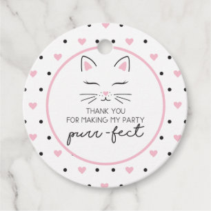 Etiquetas Para Lembrancinhas obrigado de Festa de aniversário gatinho você favo