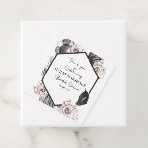 Etiquetas Para Lembrancinhas obrigado, favor tag, boho, CHÁ DE PANELA