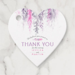 Etiquetas Para Lembrancinhas Obrigado floral evento de casamento cor-de-rosa ín