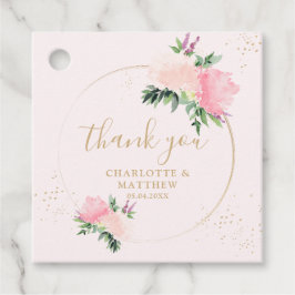 Etiquetas Para Lembrancinhas Obrigado Floral Gold 