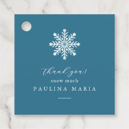 Etiquetas Para Lembrancinhas Obrigado Neve Muito Inverno Quinceanera Azul