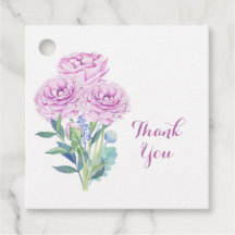 Obrigado noiva personalizado Ranunculus & Anemones