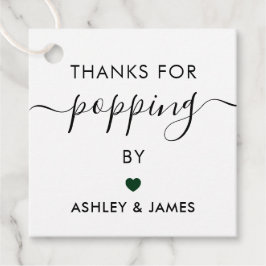 Etiquetas Para Lembrancinhas Obrigado por passar Tags, Casamento Verde Floresta