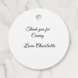 Etiquetas Para Lembrancinhas obrigado por vir adicione nome mensagem de texto