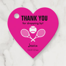 Etiquetas Para Lembrancinhas Obrigado rosa brilhante para você cair de coração