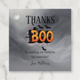 Etiquetas Para Lembrancinhas Obrigados BOO para uma queda de aniversário Spookt