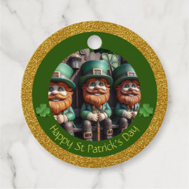 Etiquetas Para Lembrancinhas Obrigados de Dia de São Patrício Miniatura Leprech
