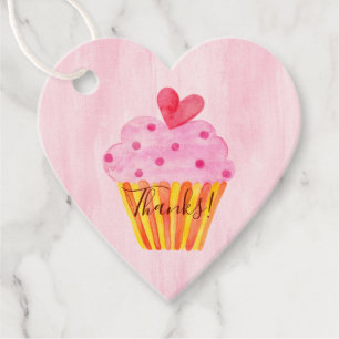 Etiquetas Para Lembrancinhas Obrigados! obrigado cor-de-cupcake rosa