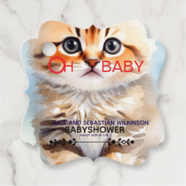 Etiquetas Para Lembrancinhas Oh Baby Gato Imagem Churrasco de Bebê