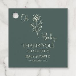 Etiquetas Para Lembrancinhas Oh Baby Minimalist Wildflower Baby Shower