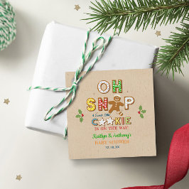 Etiquetas Para Lembrancinhas Oh, Snap! Chá de fraldas de Cookie Gingerbird