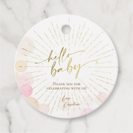 Etiquetas Para Lembrancinhas Olá Sunshine Boho Modern Happy Baby Chá