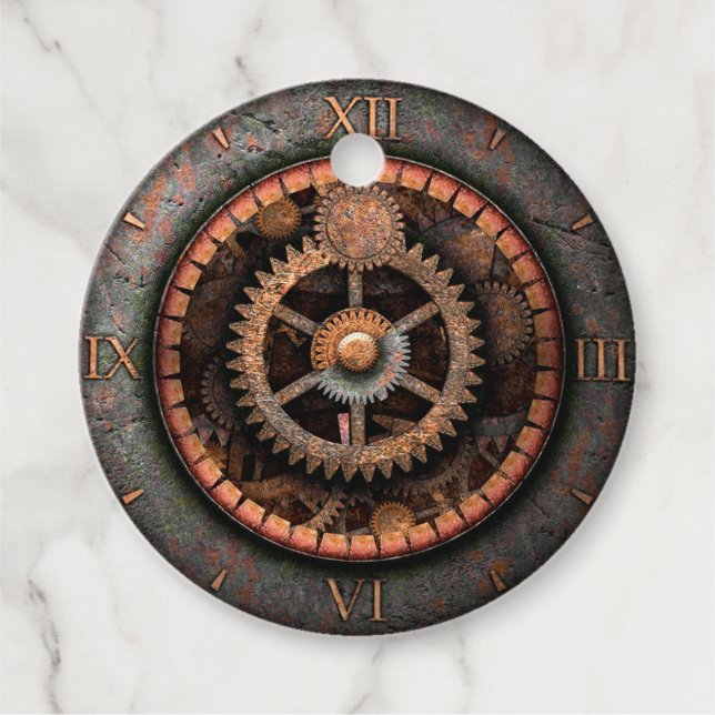 Etiquetas Para Lembrancinhas Opus Posh Steampunk (Frente)