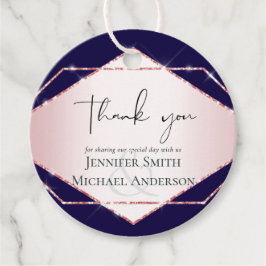 Etiquetas Para Lembrancinhas Orçamento de Casamento Geométrico com Folha Dourad