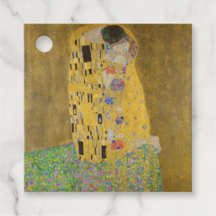 Etiquetas Para Lembrancinhas Os Amantes Beijo Abraço por Gustav Klimt
